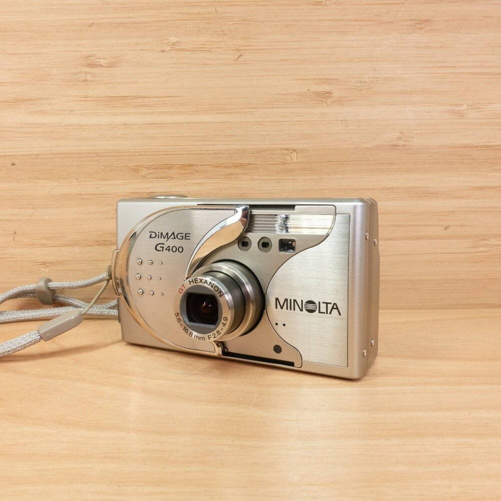 Minolta Dimage G400 / 4MP Digital Camera / 3x Optical Zoom / Tested & Working